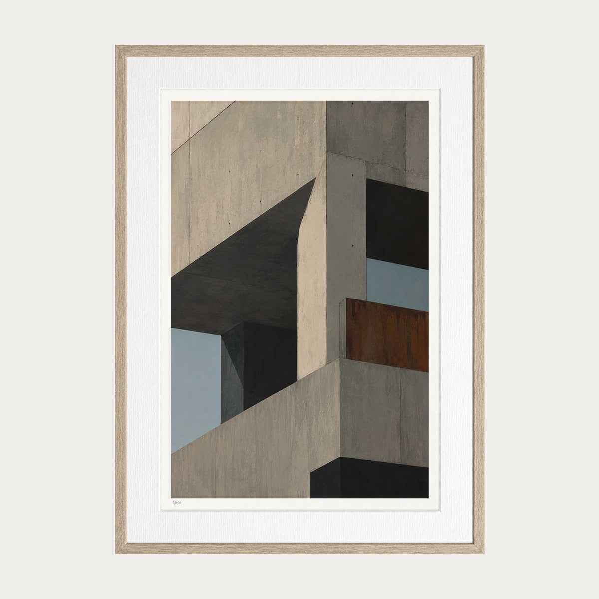Hide & Seek | Limited Edition Print — Oak Frame