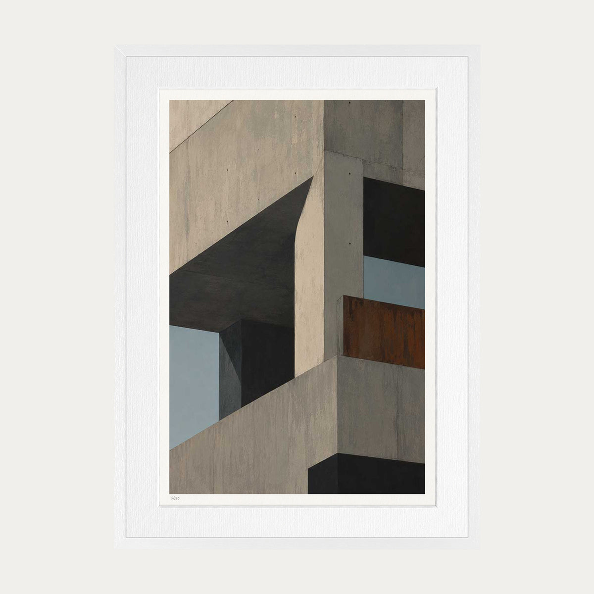Hide & Seek | Limited Edition Print — White Frame