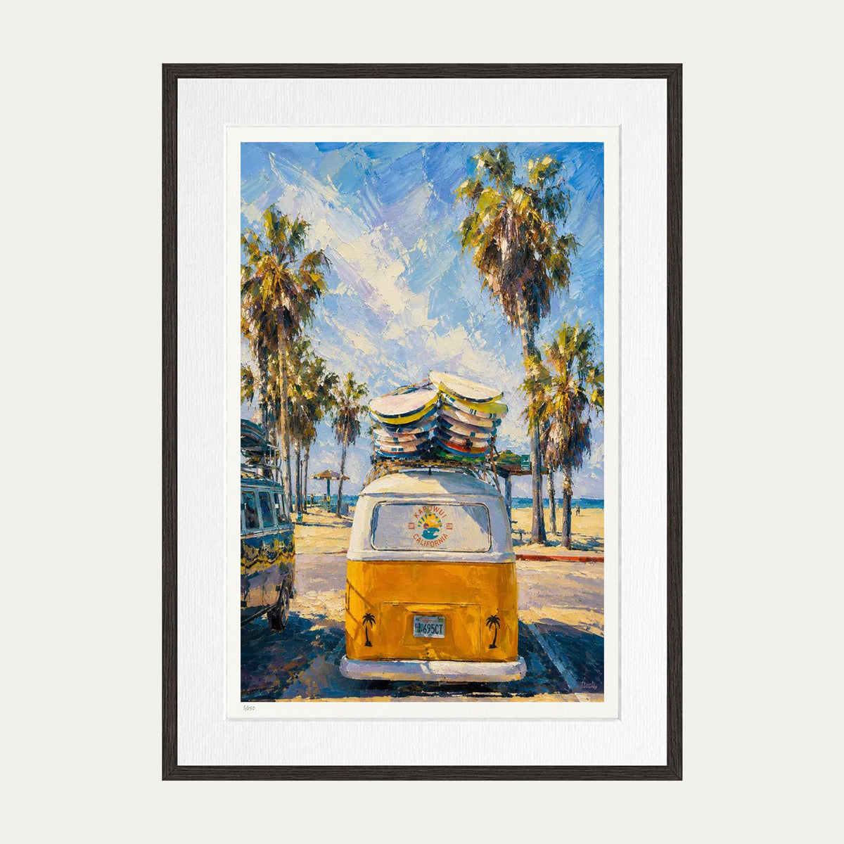 Holiday Mode | Limited Edition Print — Brown Frame