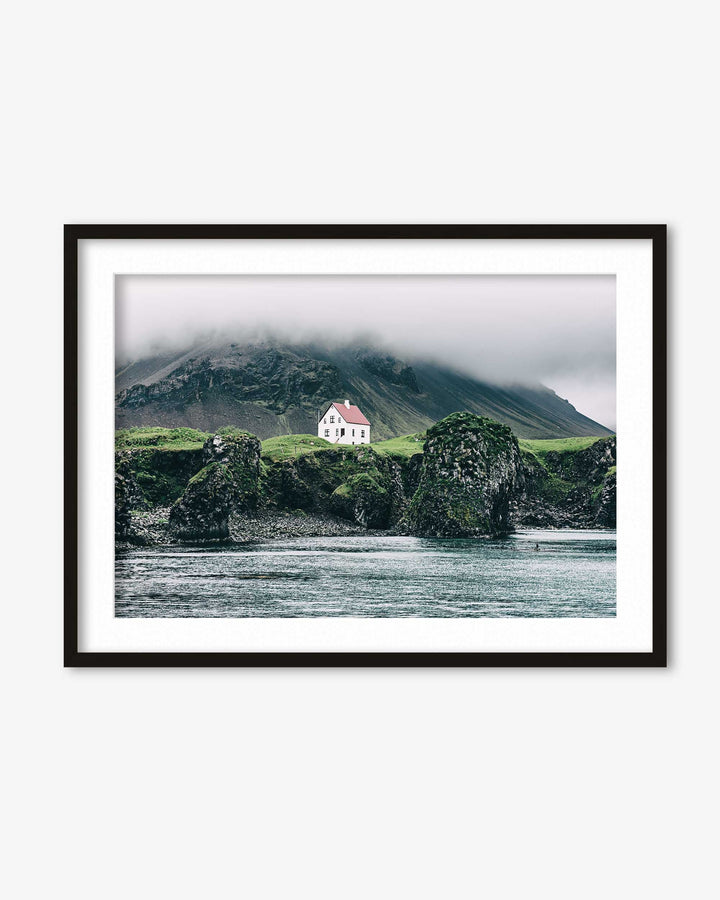 House On The Shore Wall Art Print