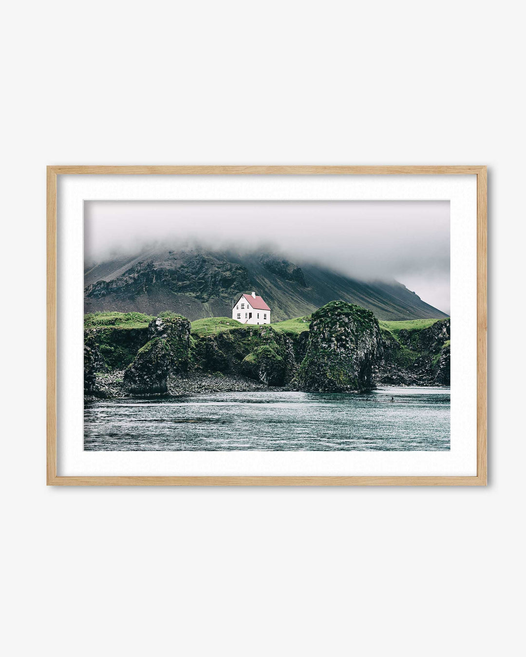 House On The Shore Wall Art Print