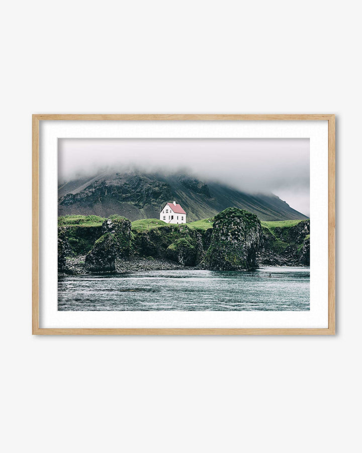 House On The Shore Wall Art Print