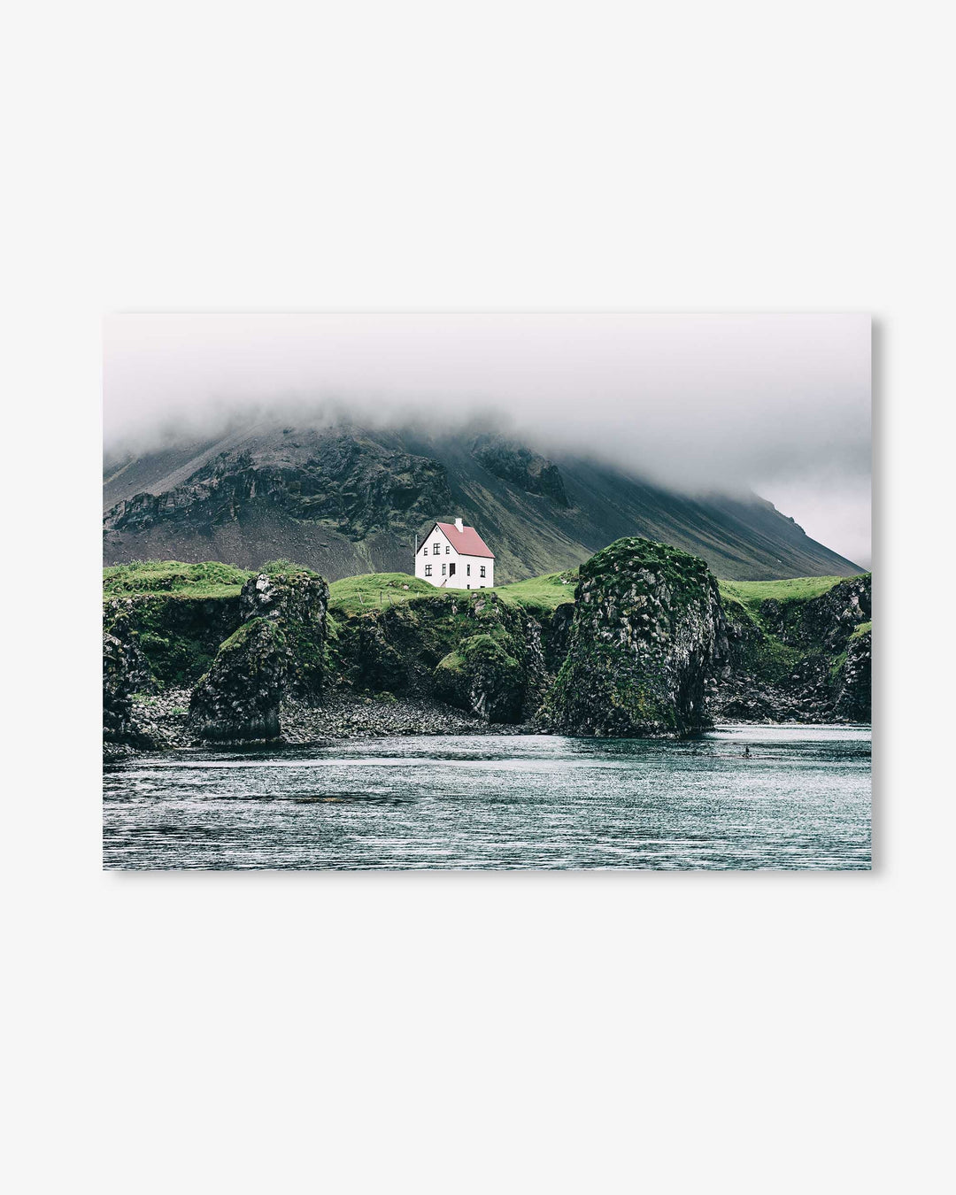 House On The Shore Wall Art Print