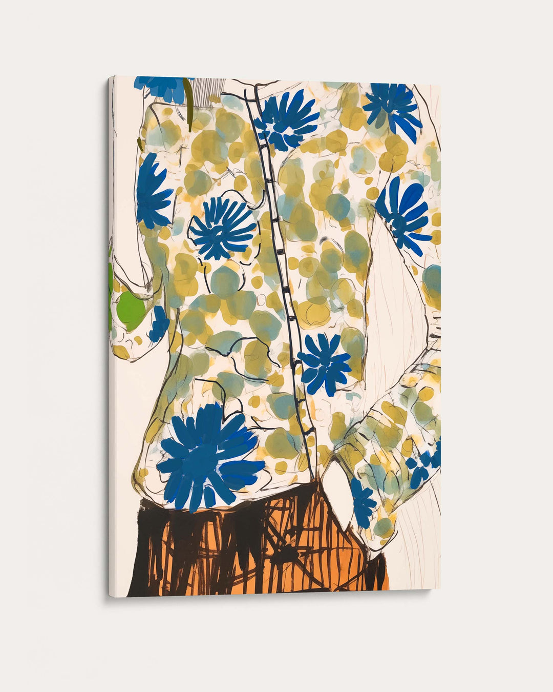 Floral Jacket Art Print