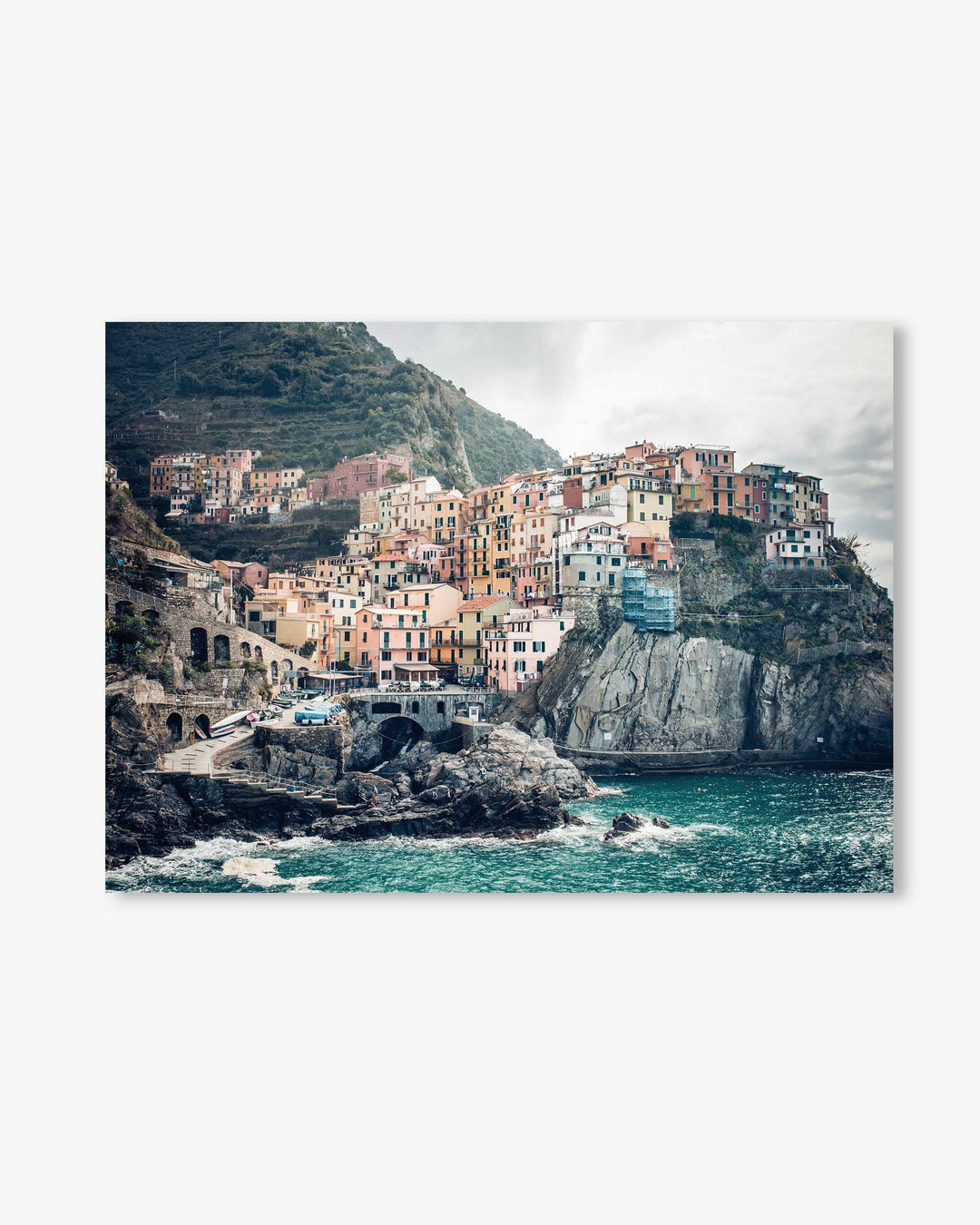 Coastal Town Art Print