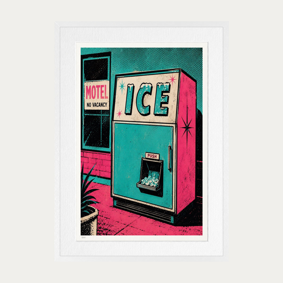 Ice | Limited Edition Print — White Frame