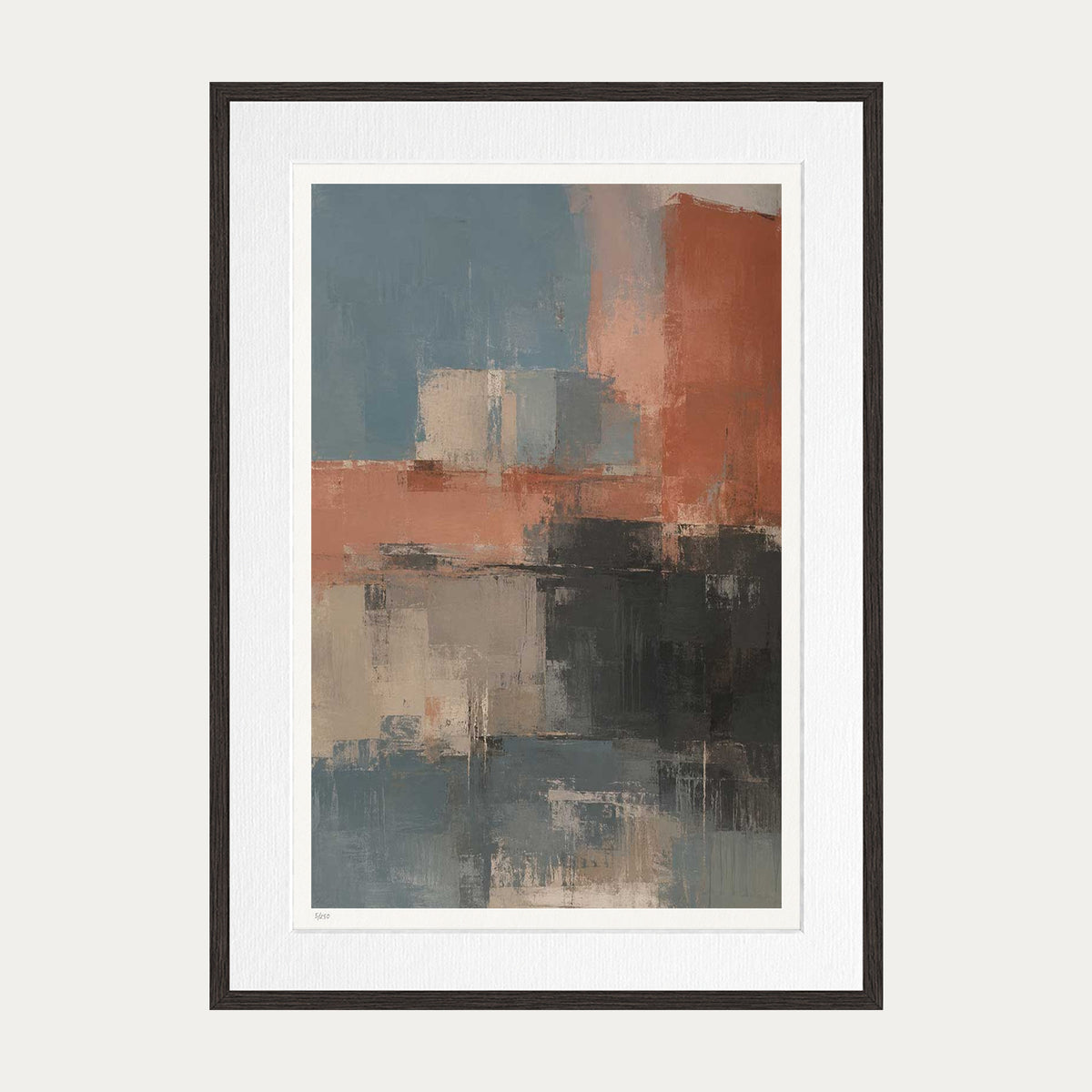 In The Distance | Limited Edition Print — Brown Frame