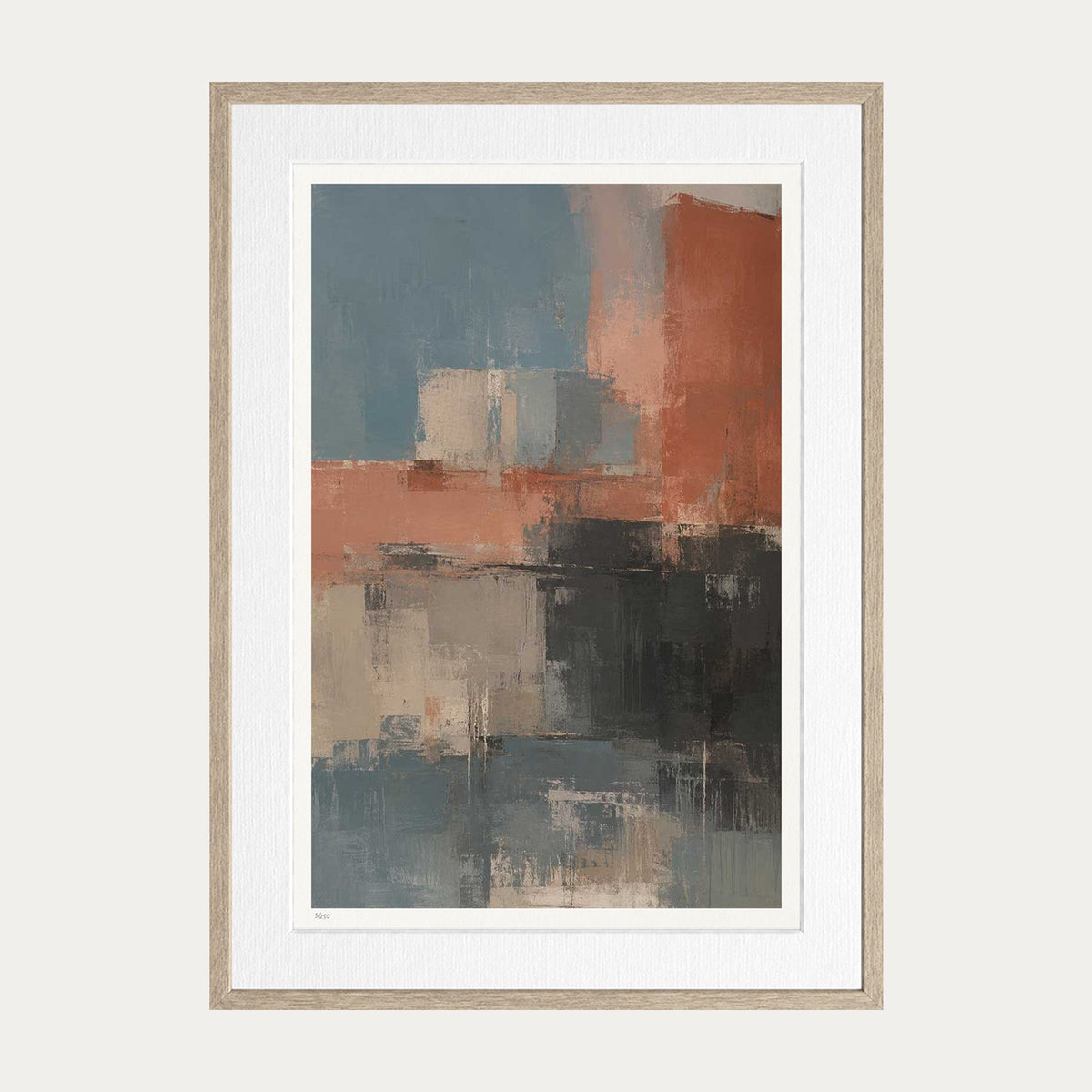 In The Distance | Limited Edition Print — Oak Frame