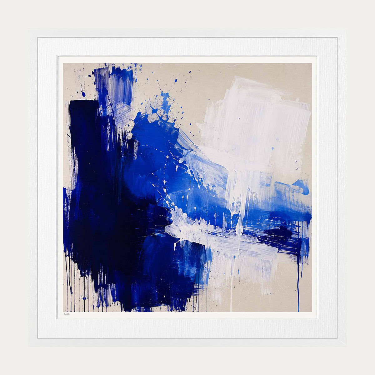 Into Blue | Limited Edition Print — White Frame