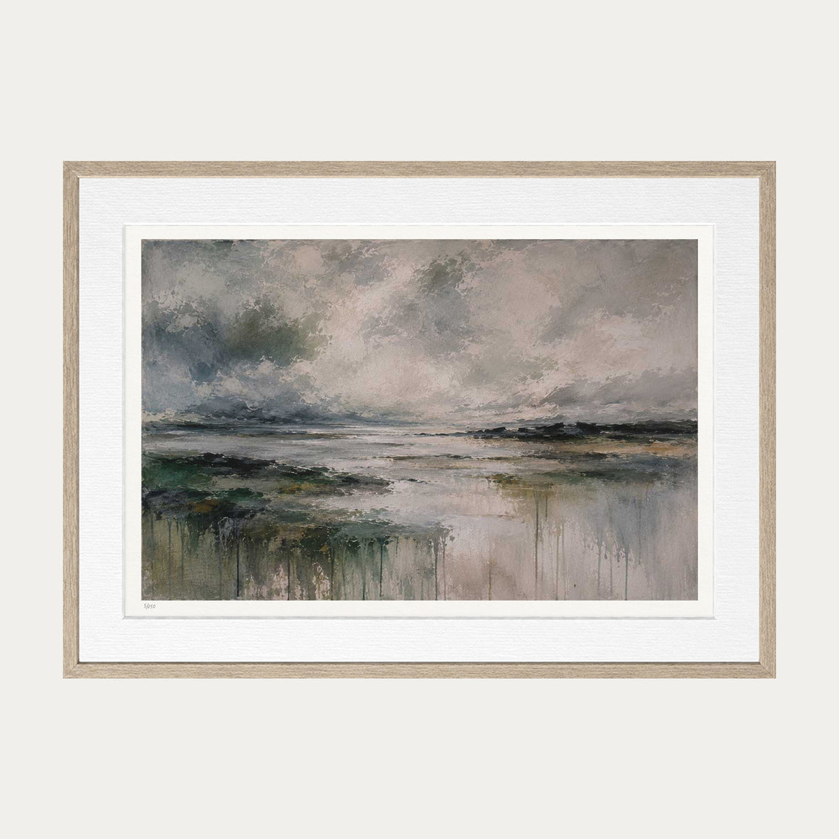 It Will Be Okay Again | Limited Edition Print — Oak Frame
