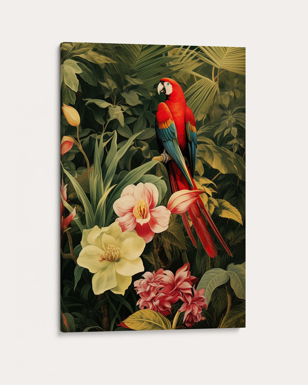 Red Parrot Wall Art Print