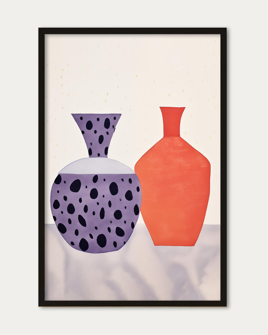 Two Vases II Art Print