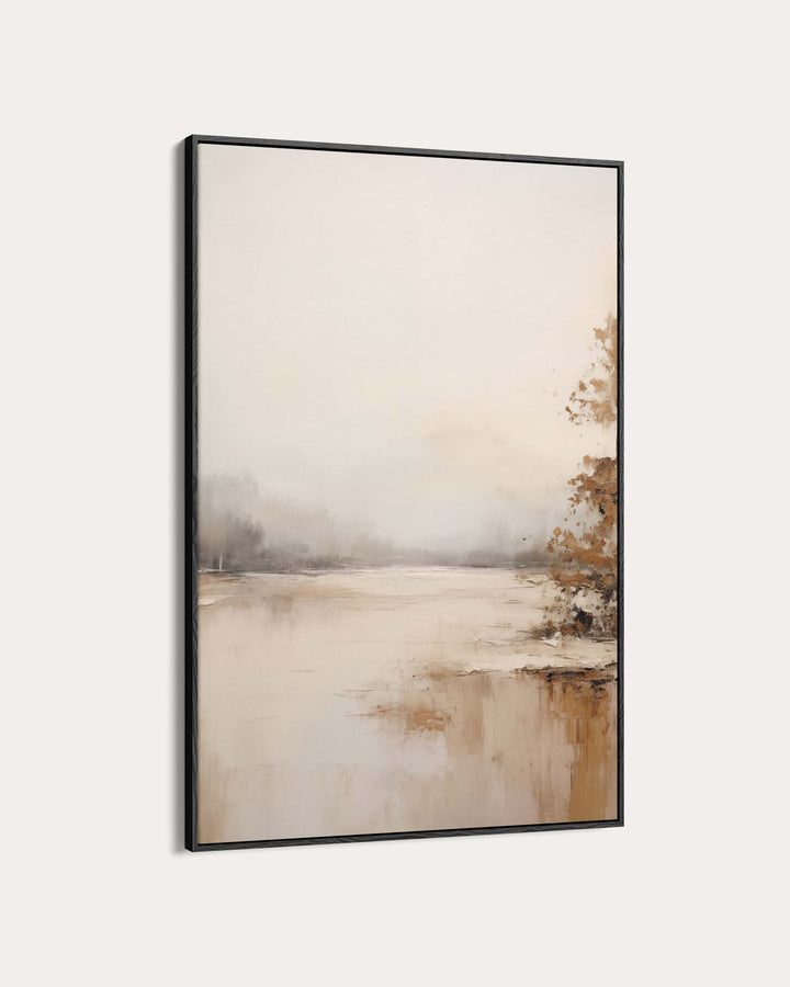 Lake At Dawn Wall Art Print