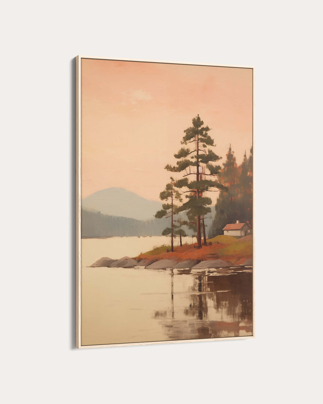 House By The Lake Art Print