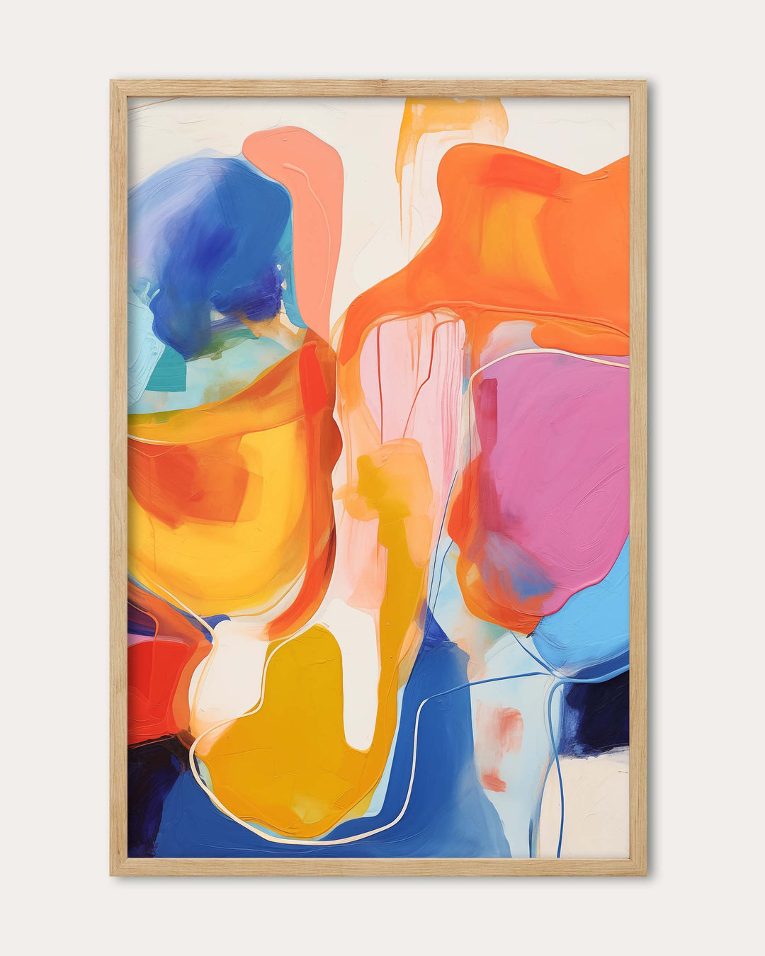 Abstract Valley Art Print