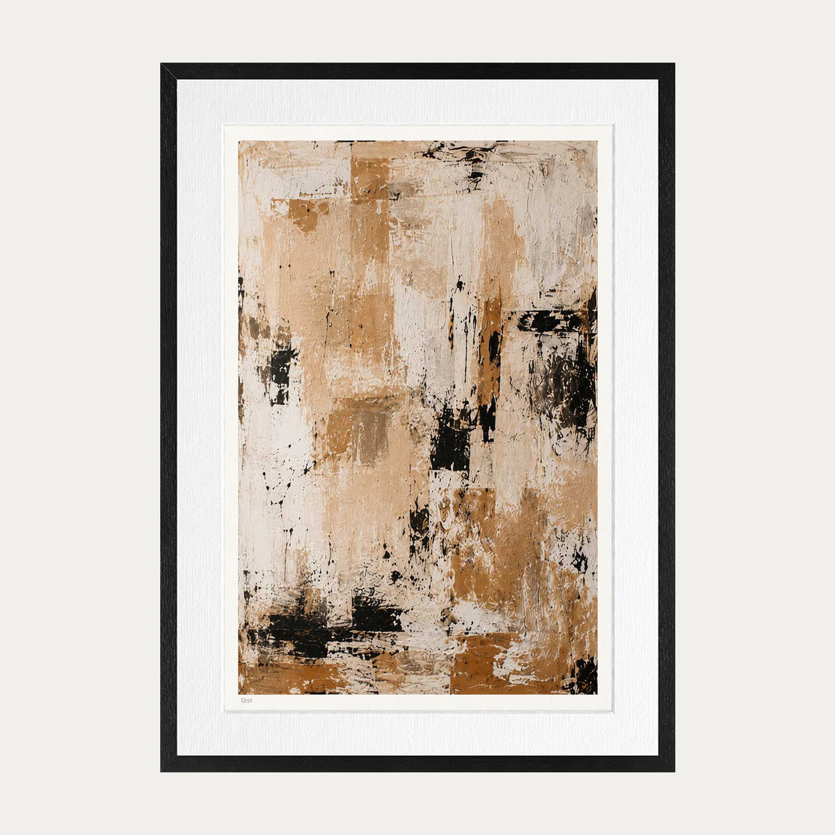 Layers Of Silence | Limited Edition Print — Black Frame