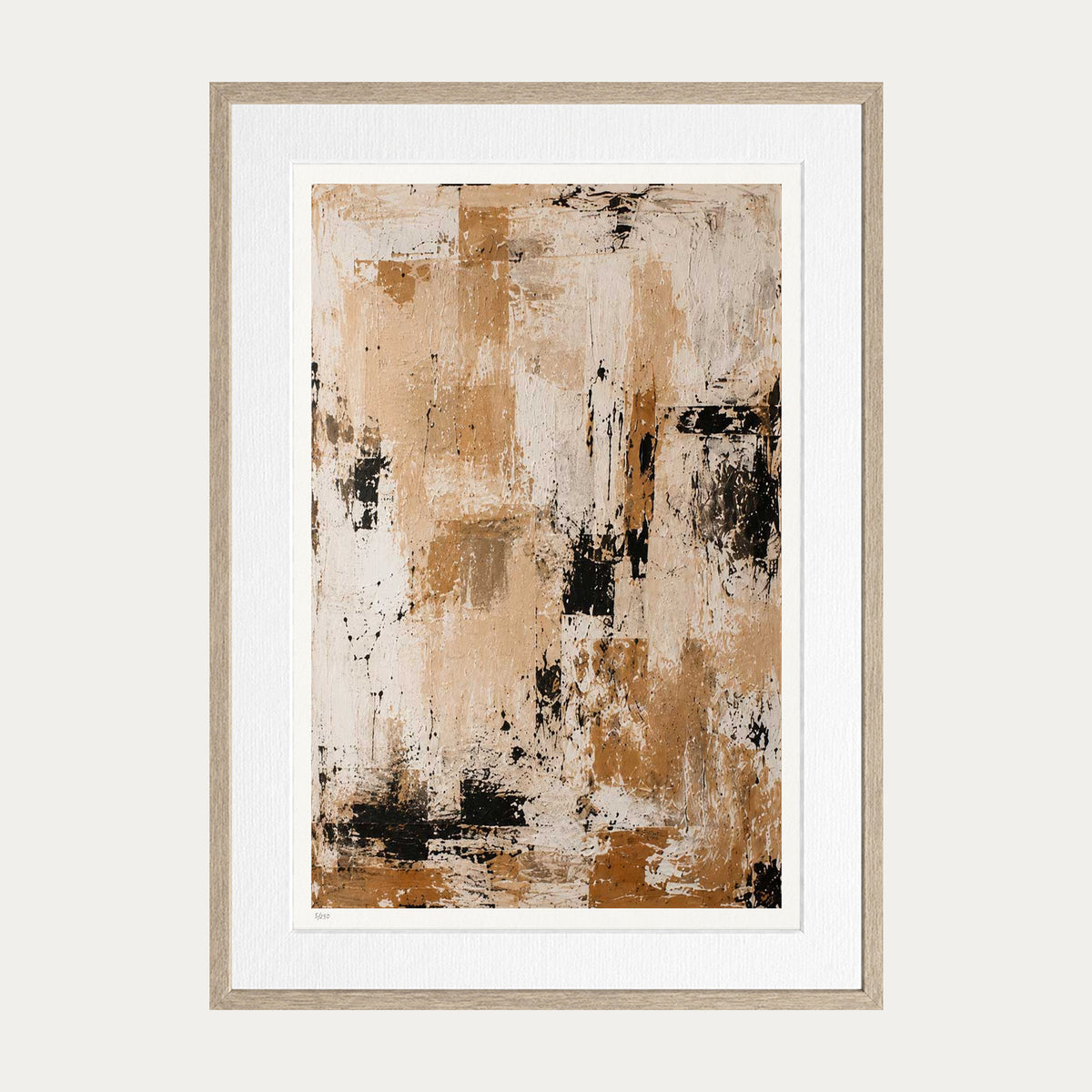 Layers Of Silence | Limited Edition Print — Oak Frame
