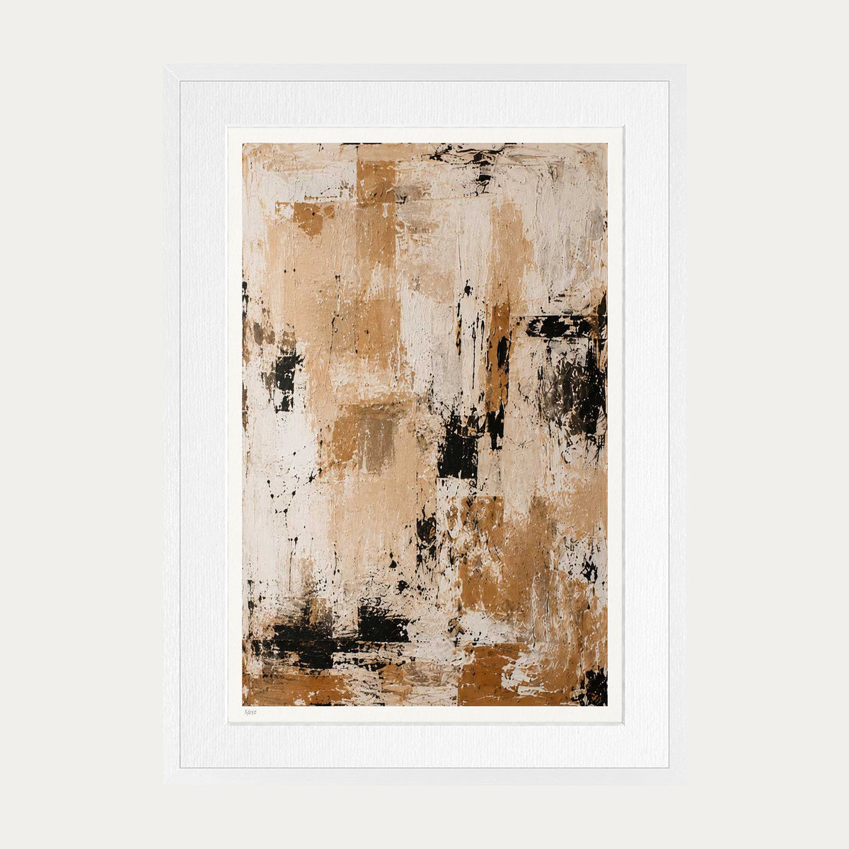 Layers Of Silence | Limited Edition Print — White Frame