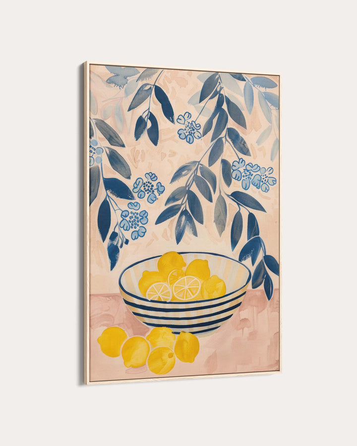 Lemons In A Bowl Art Print