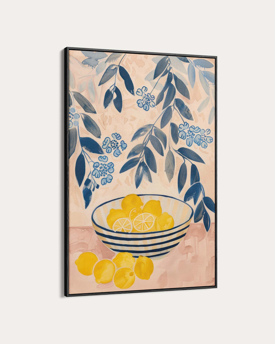 Lemons In A Bowl Art Print