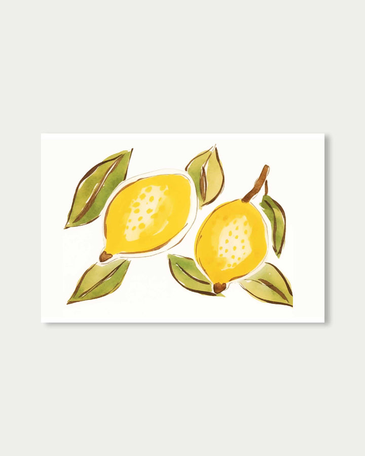 Lemons Sketch Art Print