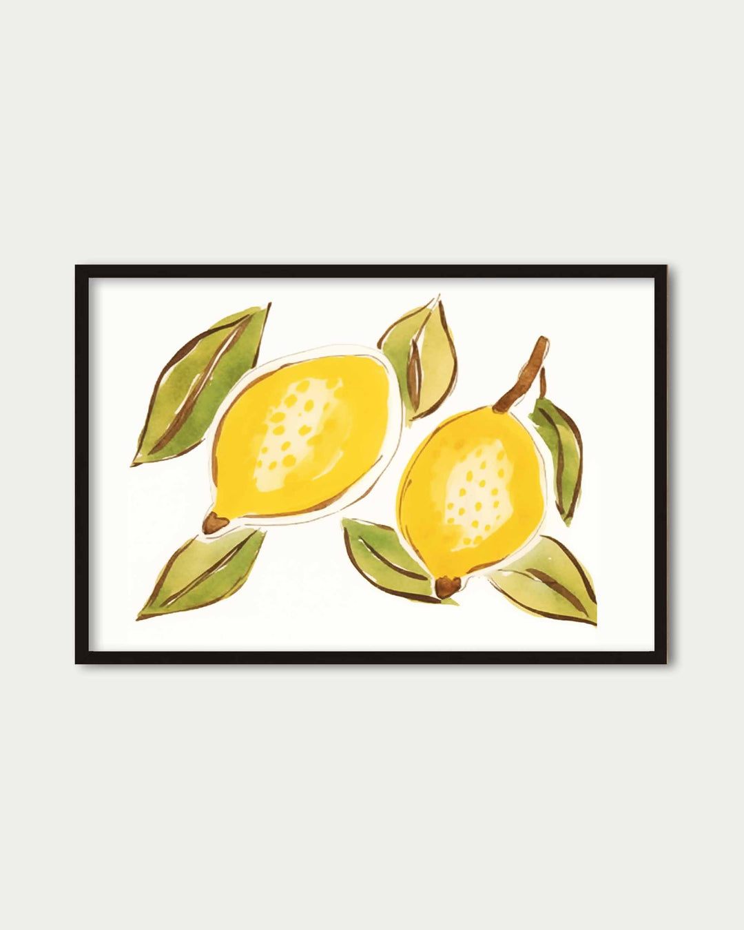 Lemons Sketch Art Print