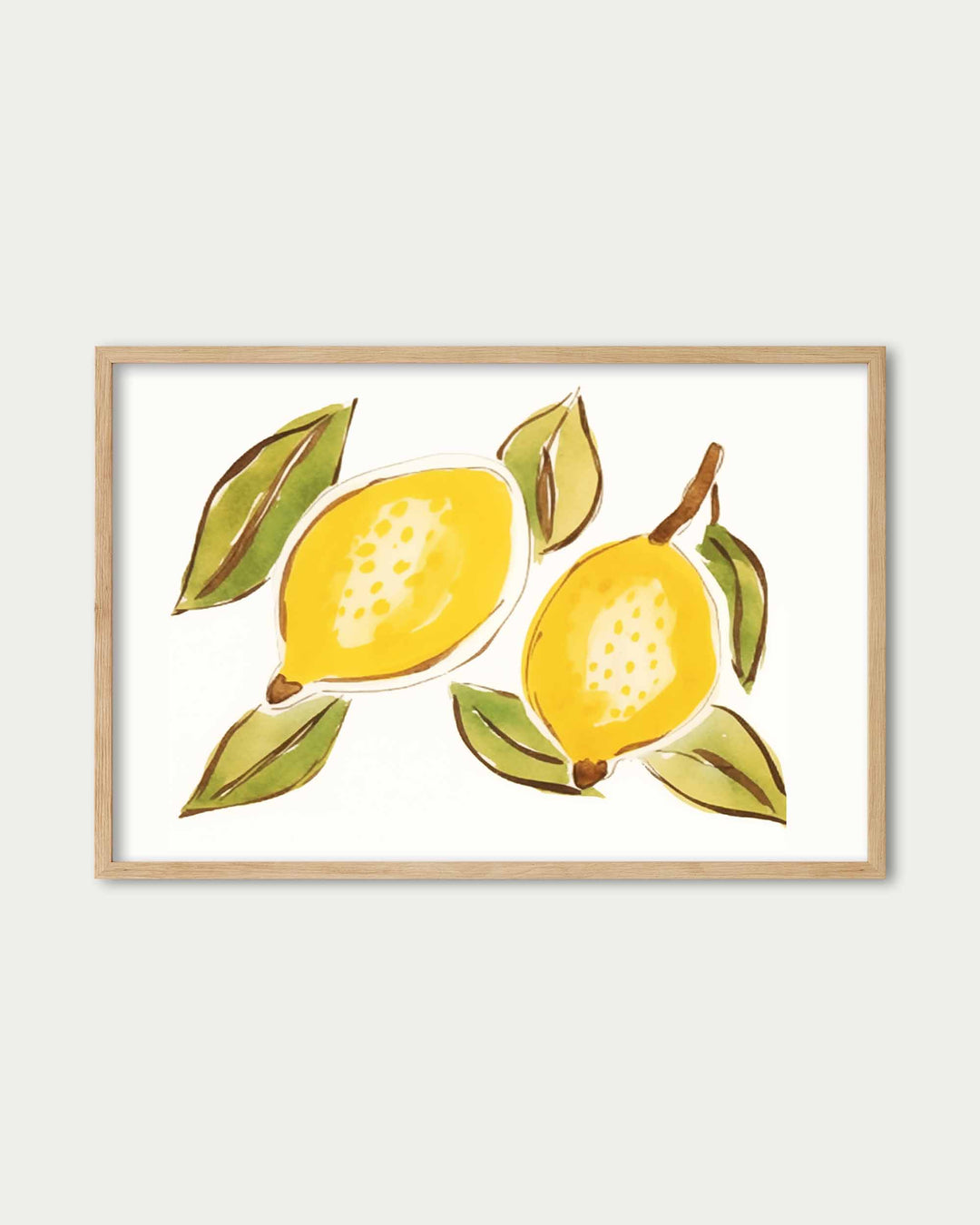 Lemons Sketch Art Print