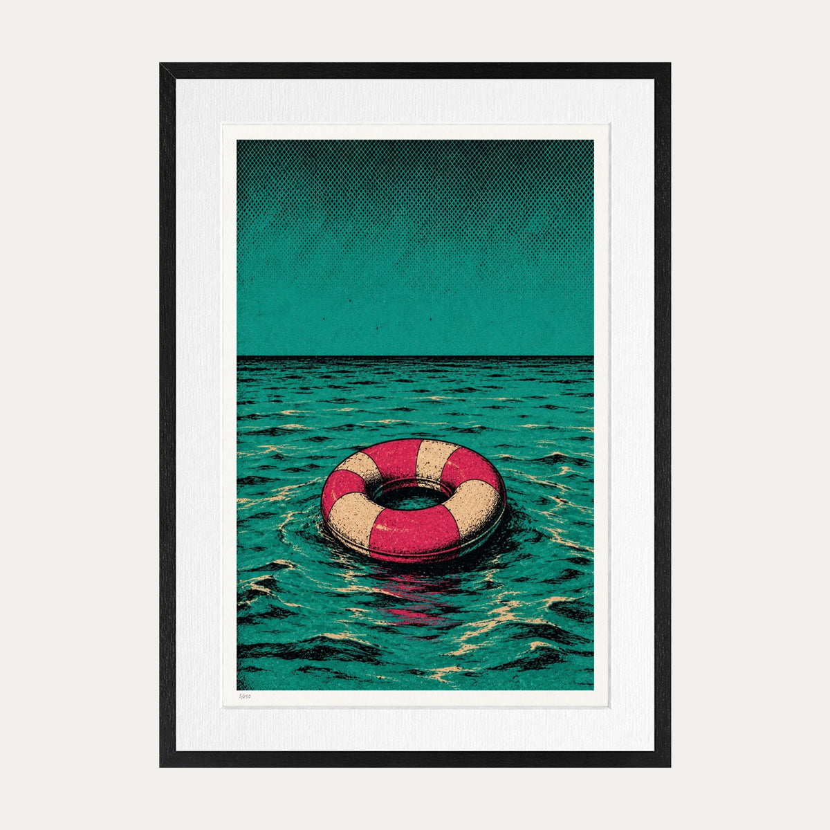 Life Raft | Limited Edition Print — Black Frame