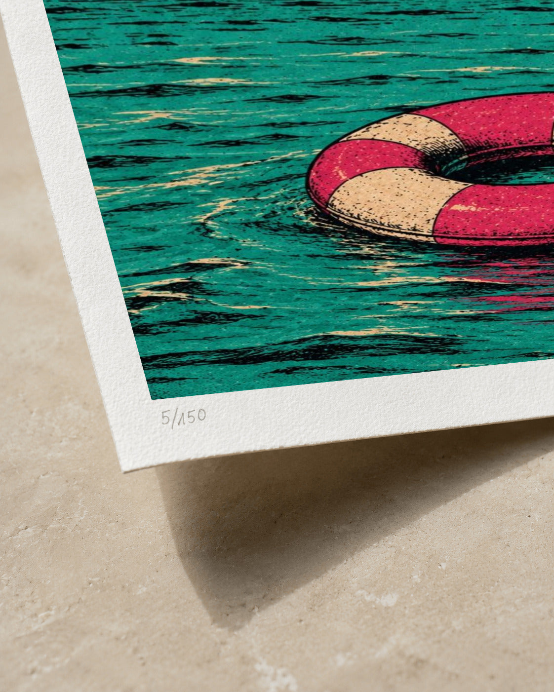 Life Raft | Limited Edition Print — Close-up