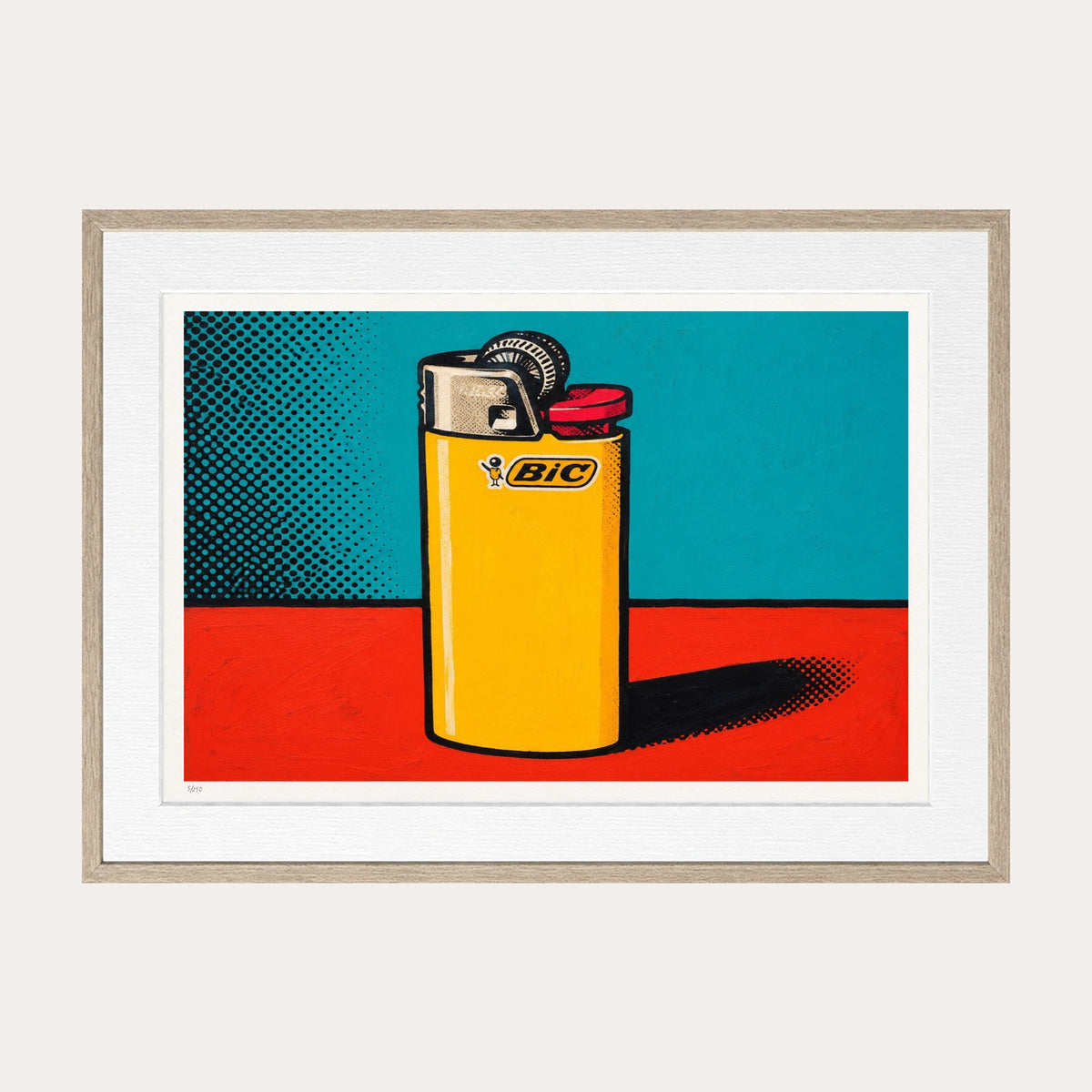 Light It Up | Limited Edition Print — Oak Frame