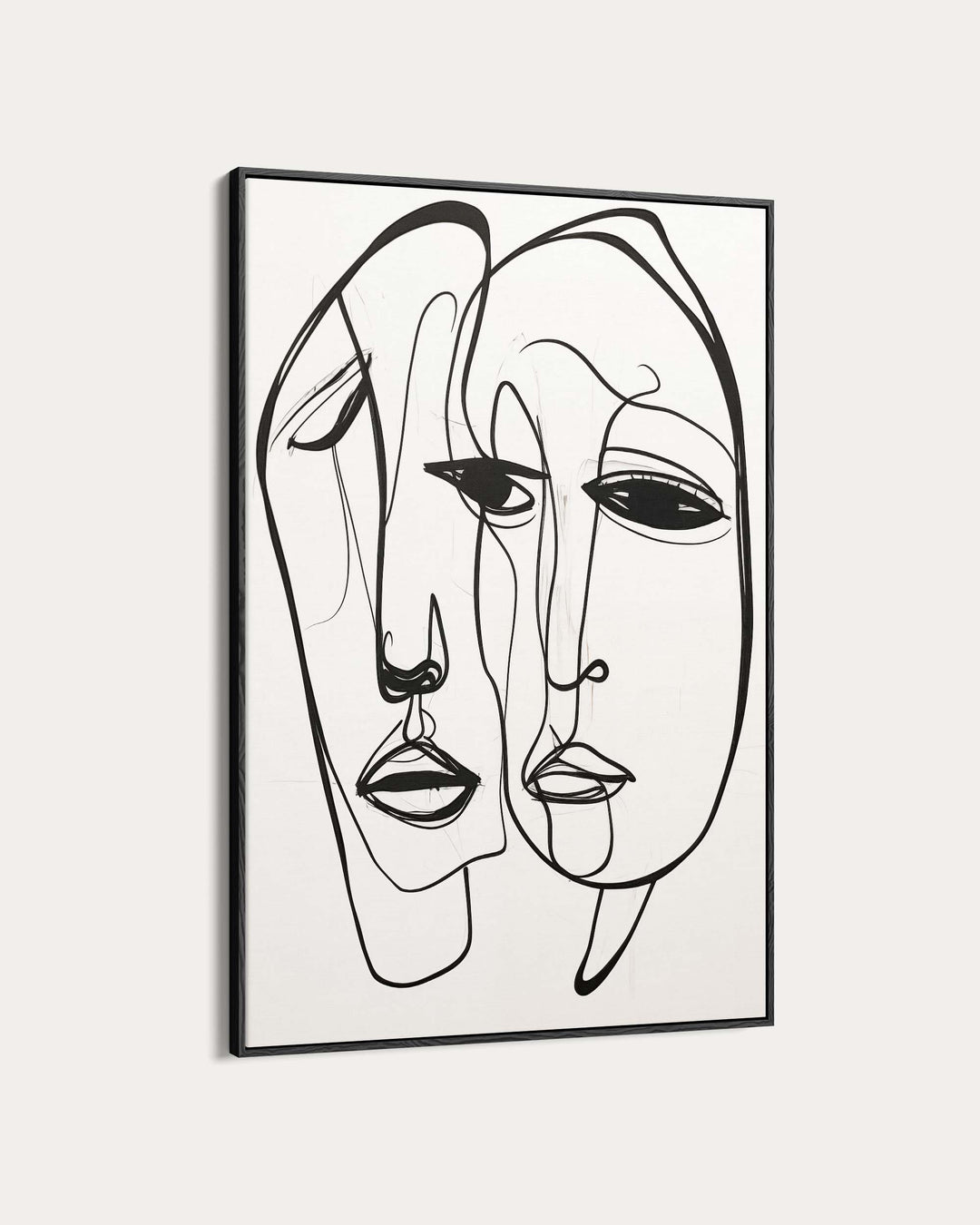 A Pair Of Faces Art Print