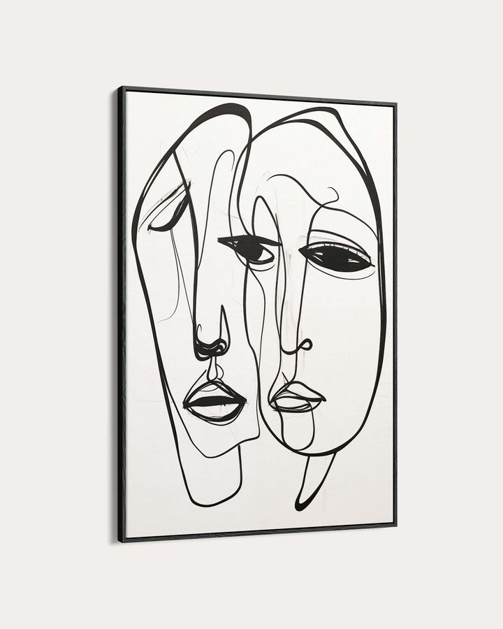 A Pair Of Faces Art Print