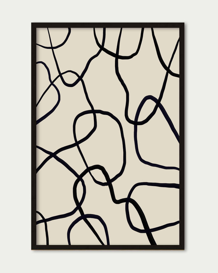 Monochrome Mesh Wall Art