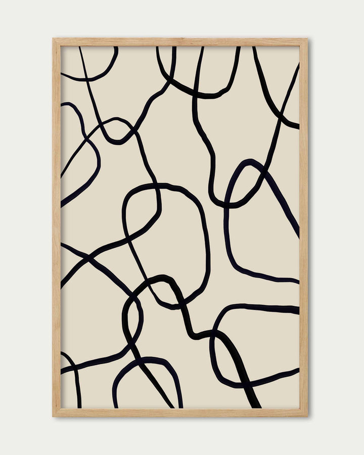 Monochrome Mesh Wall Art