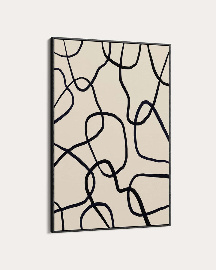 Monochrome Mesh Wall Art