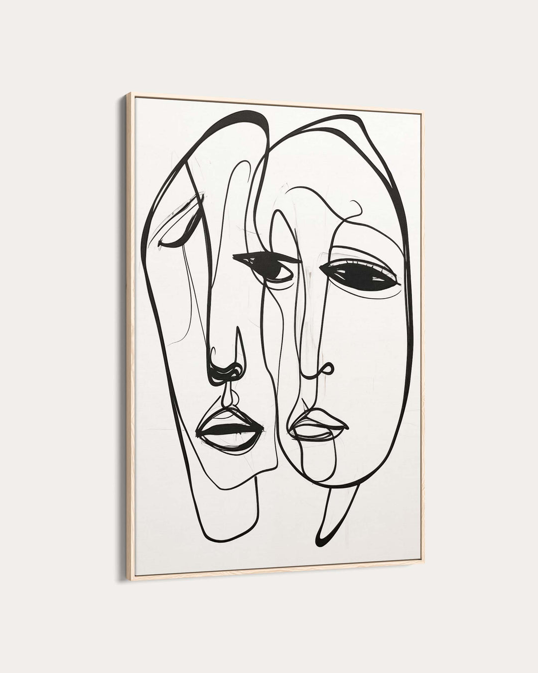 A Pair Of Faces Art Print