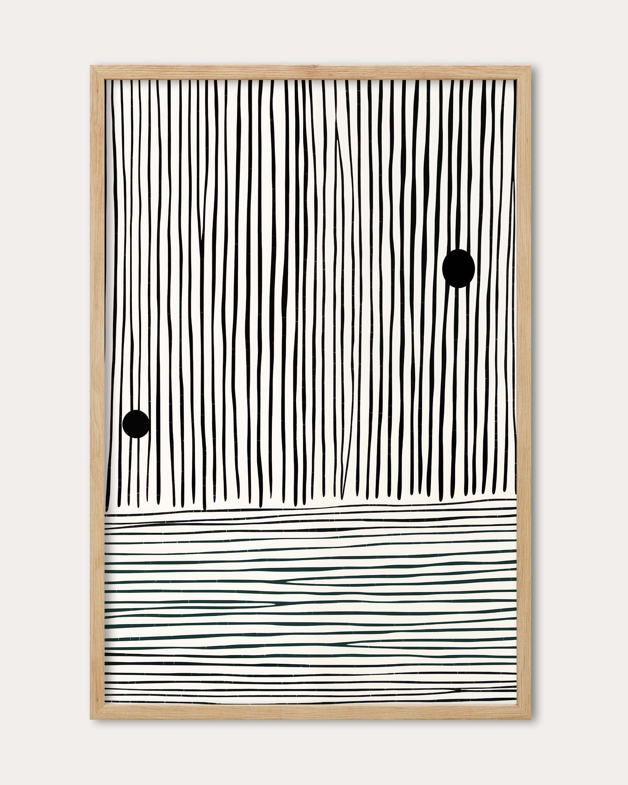 Two Moons Art Print