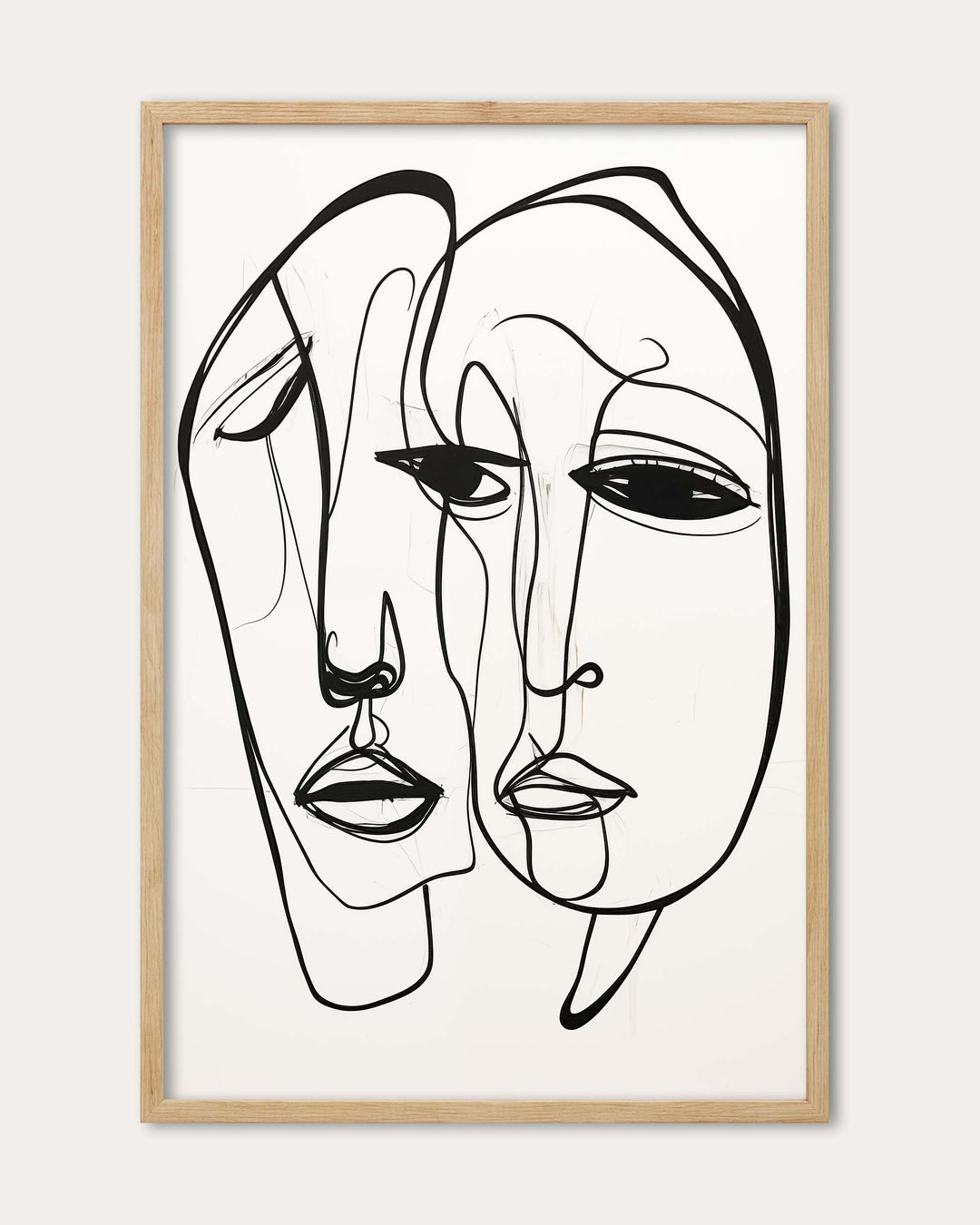 A Pair Of Faces Art Print