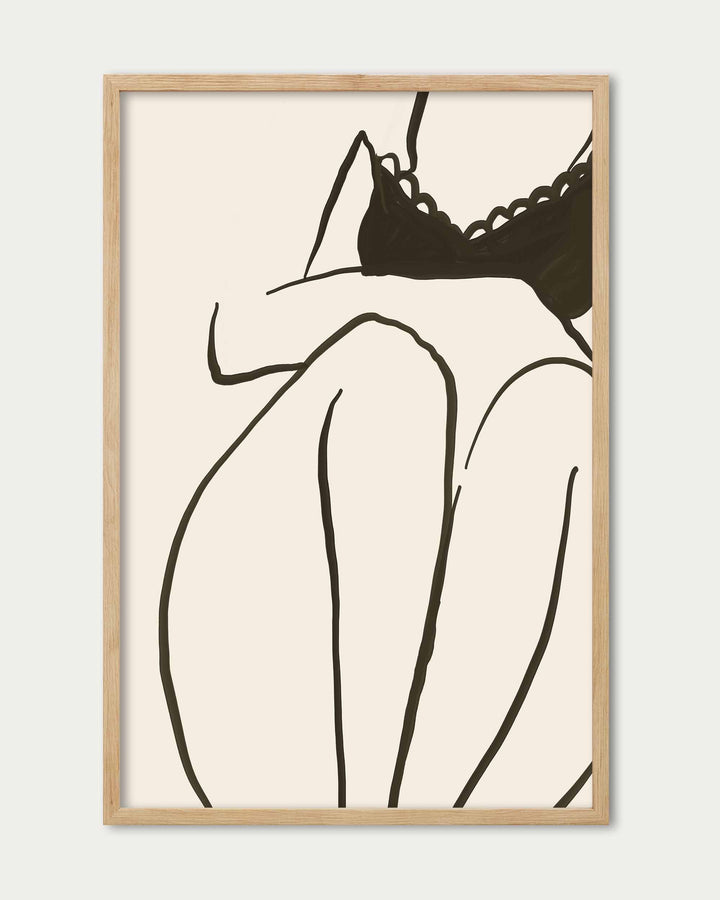 Figurative Line Wall Art Print