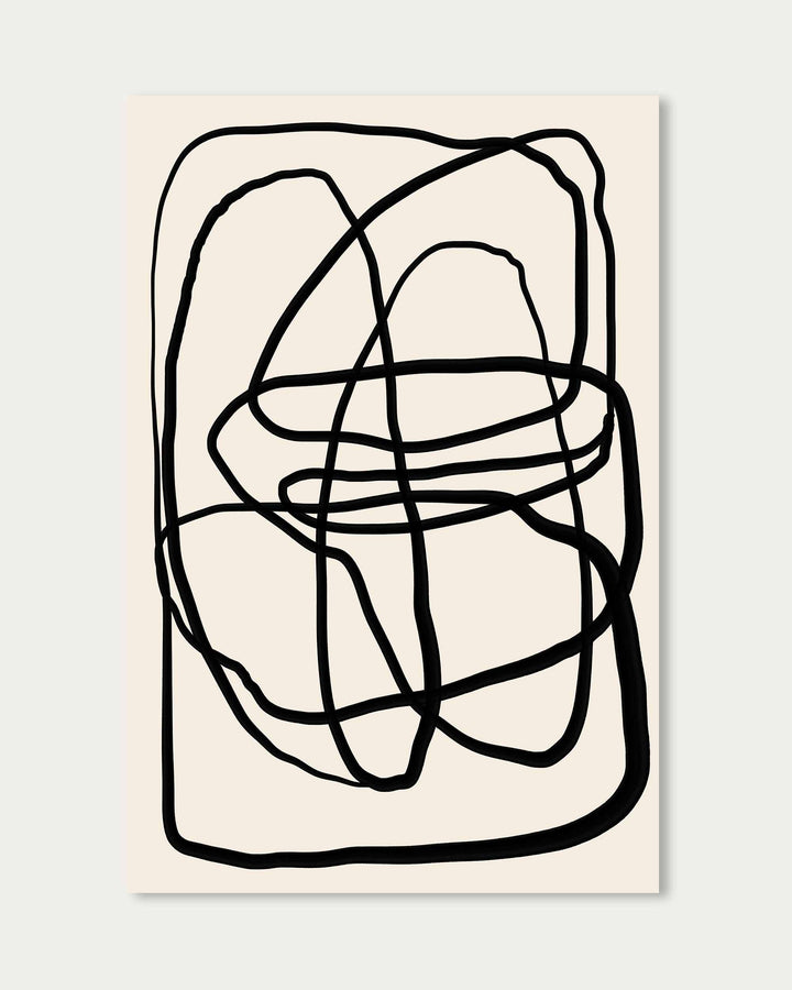 Mono Line II Art Print