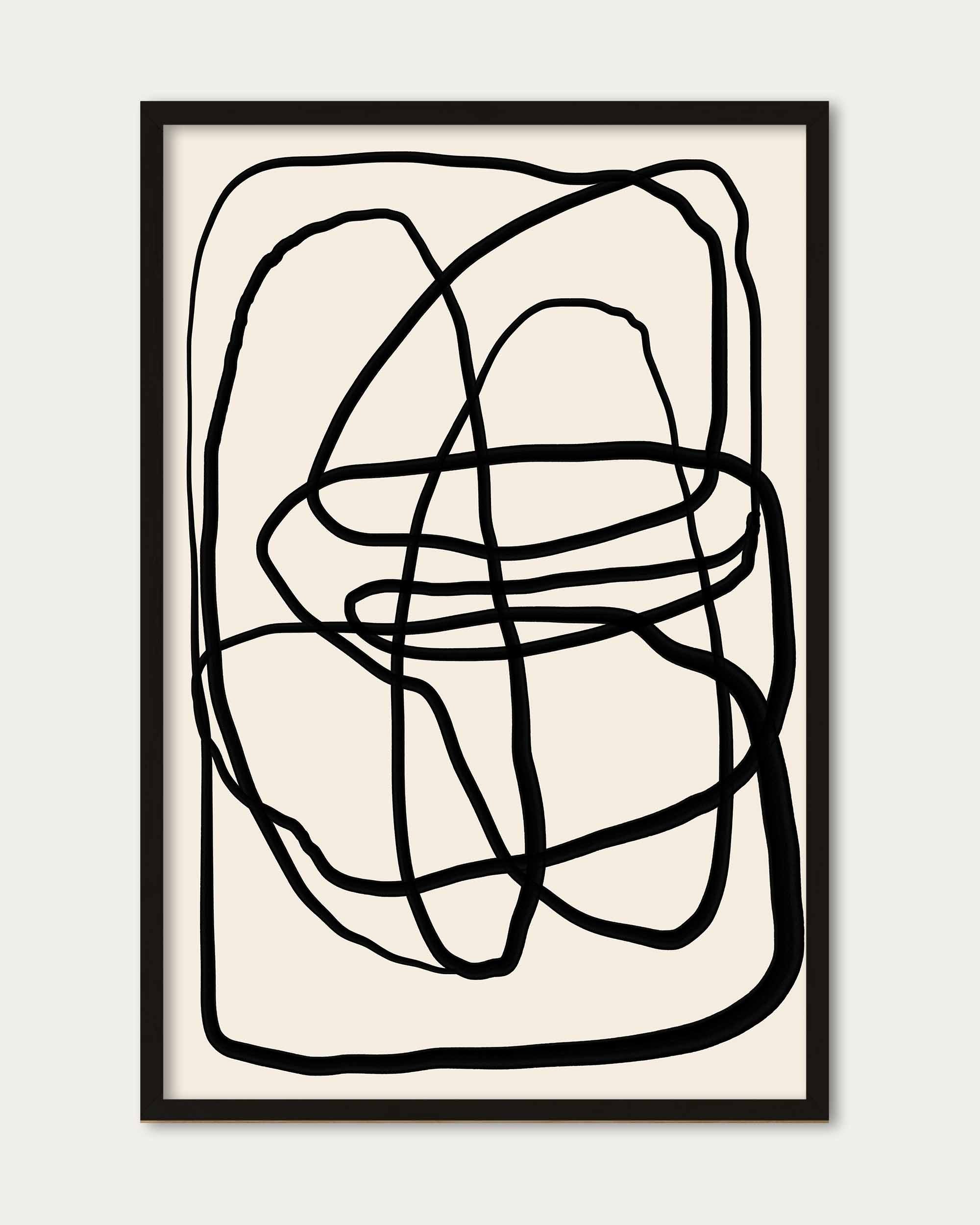 Mono Line II Art Print