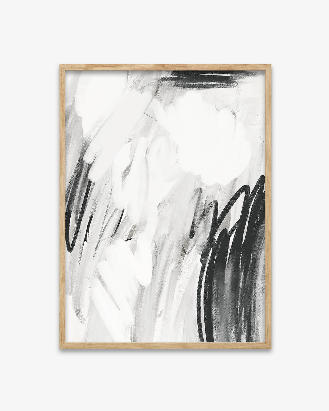 Abstract Monochrome Art Print