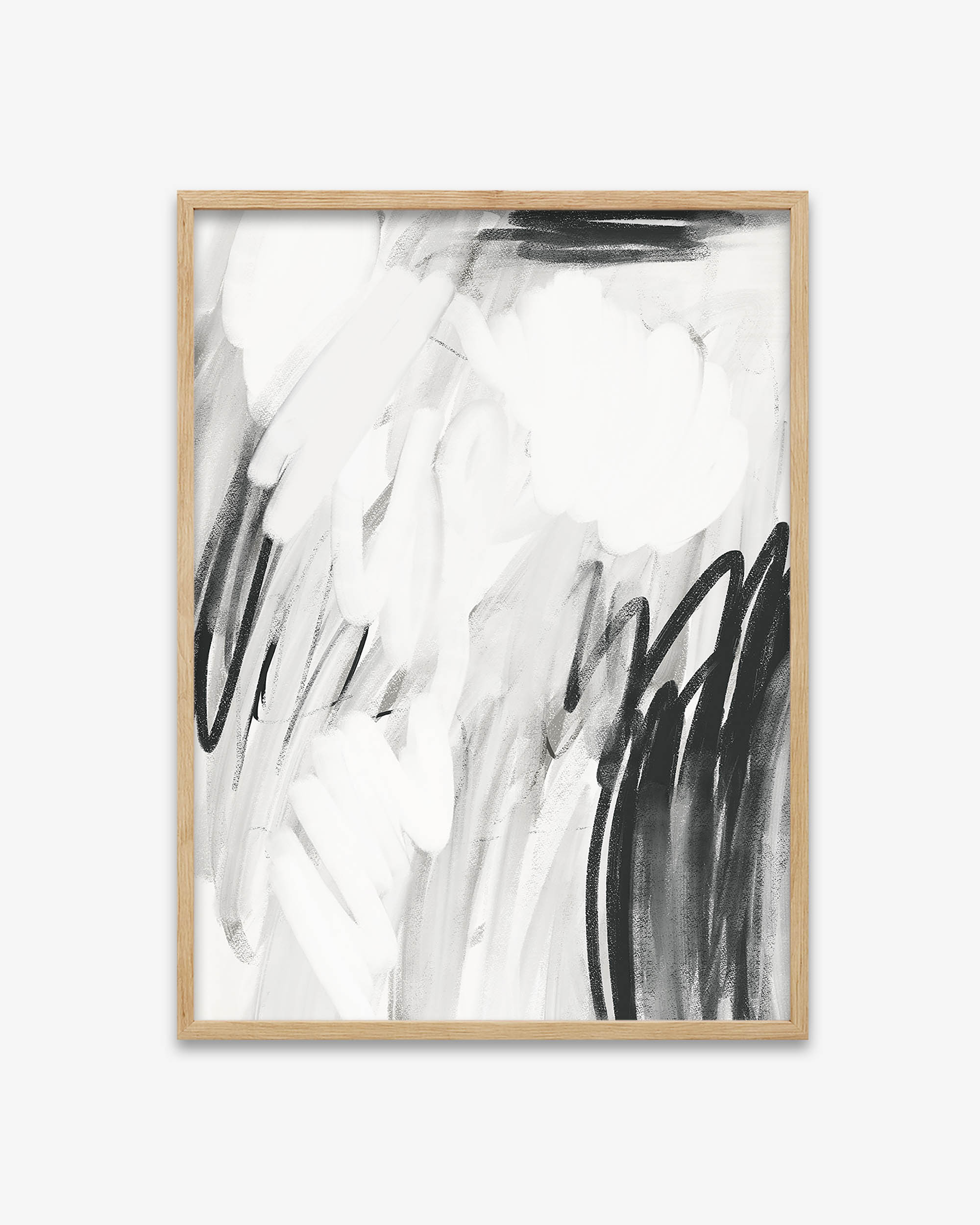 Abstract Monochrome Art Print