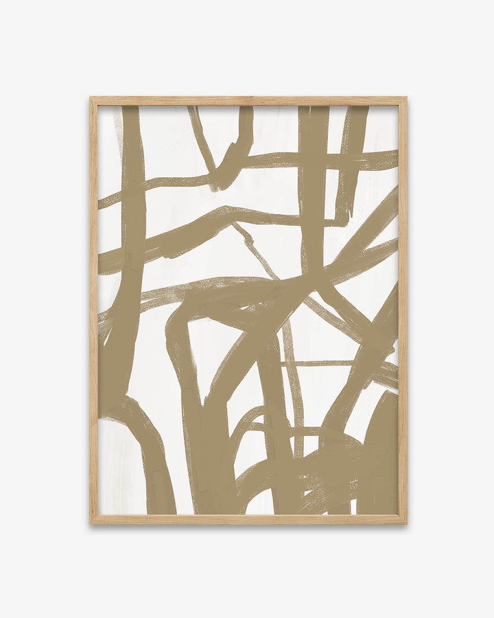 Golden Strings Art Print