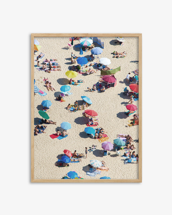 Beach Umbrella Wall Art Print