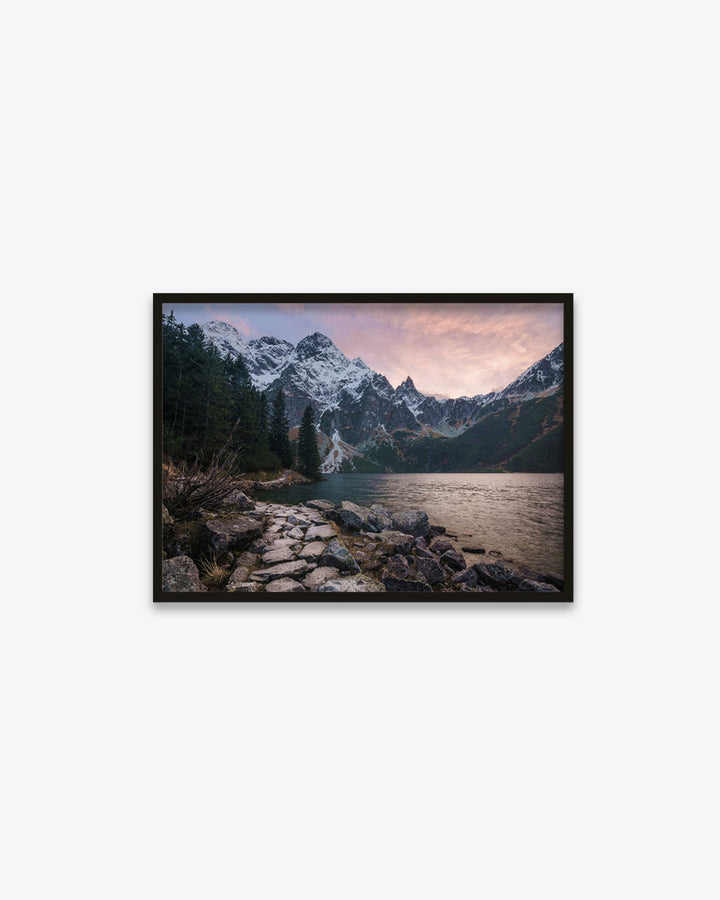 Picturesque Lake Wall Art Print