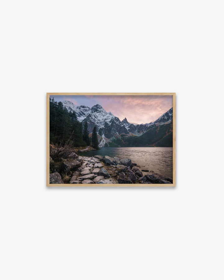 Picturesque Lake Wall Art Print