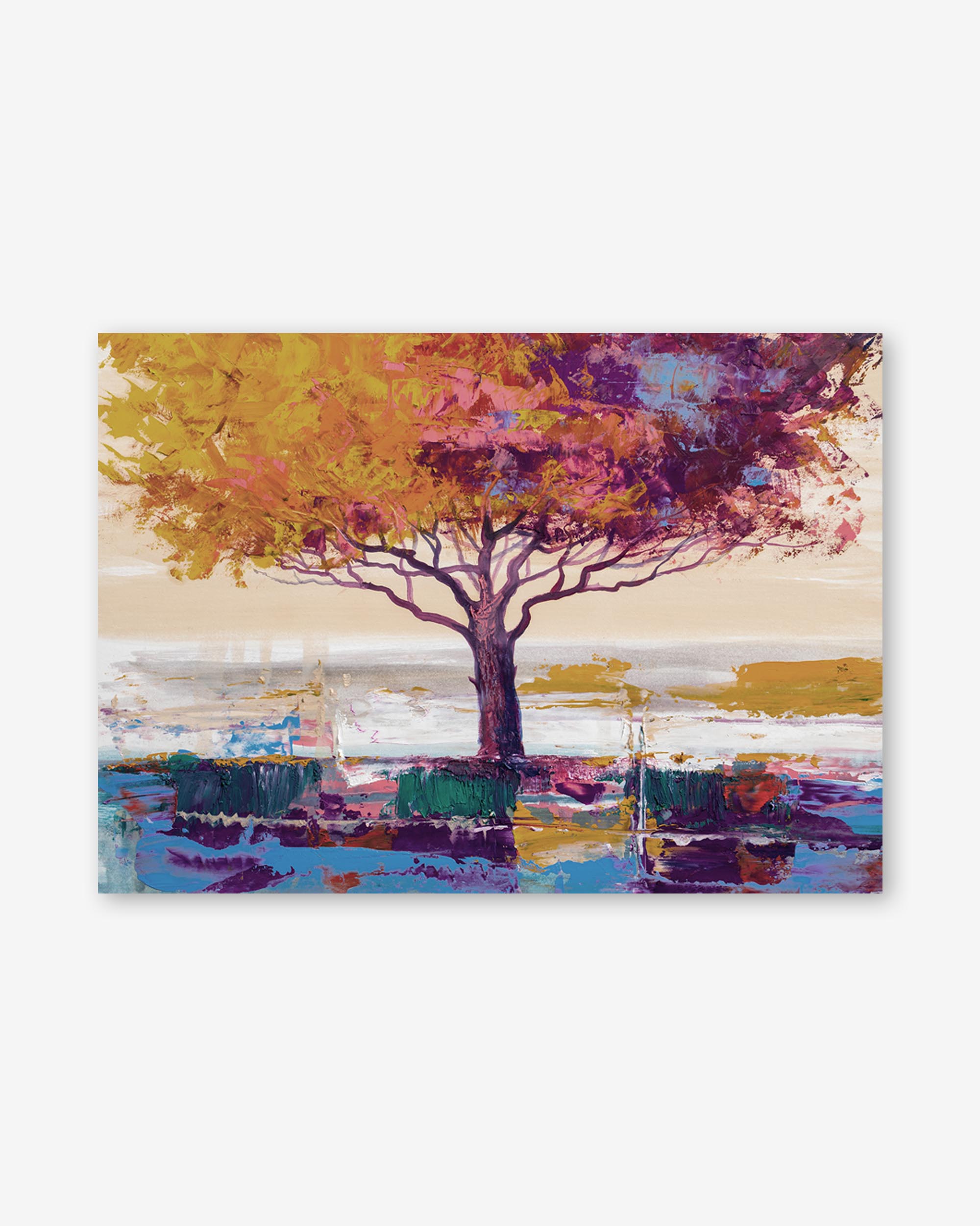 Abstract Tree Wall Art Print