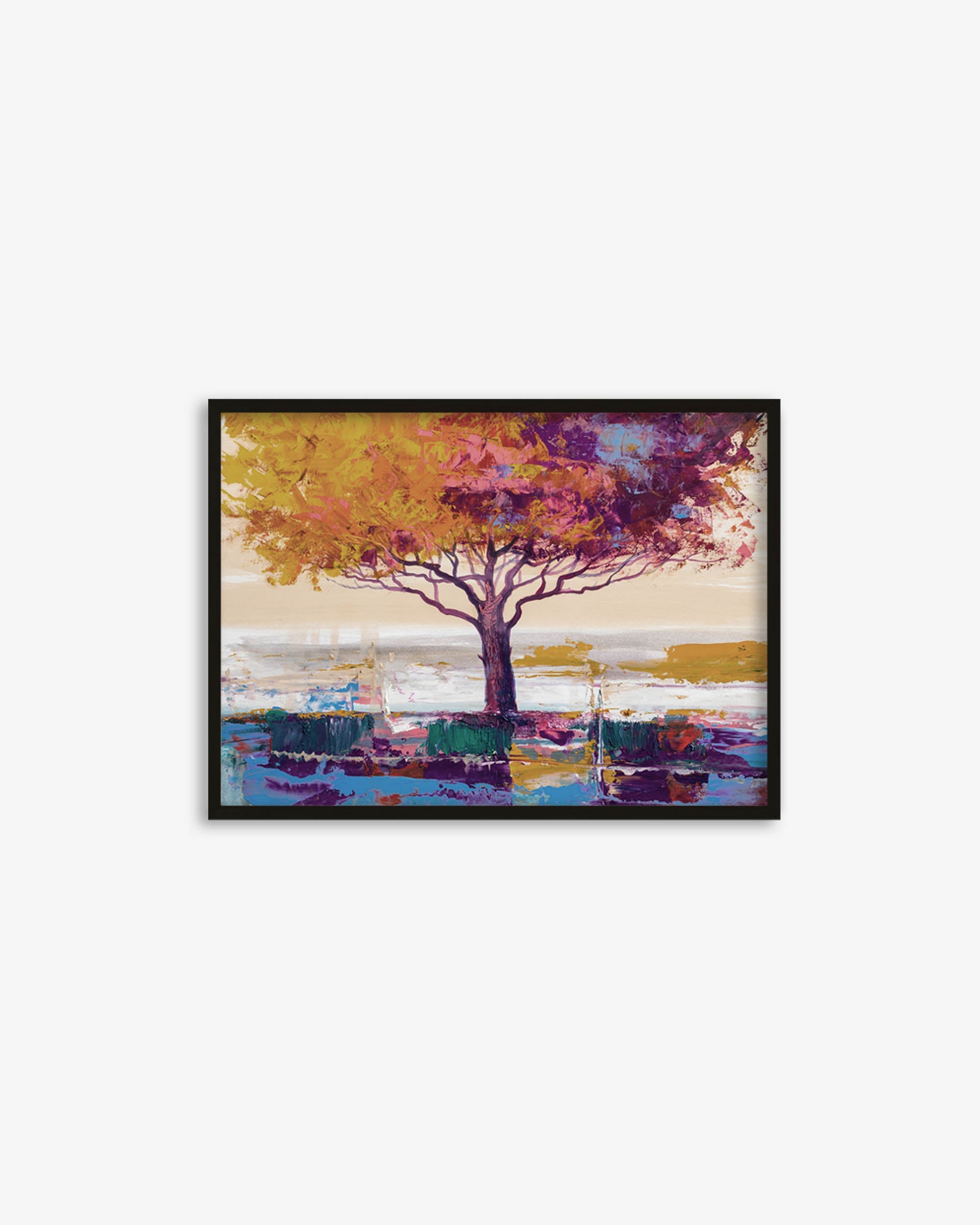 Abstract Tree Wall Art Print