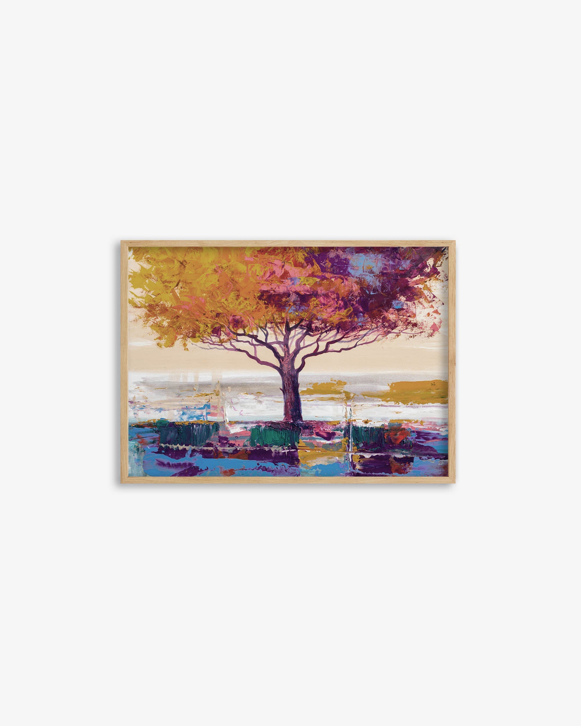 Abstract Tree Wall Art Print
